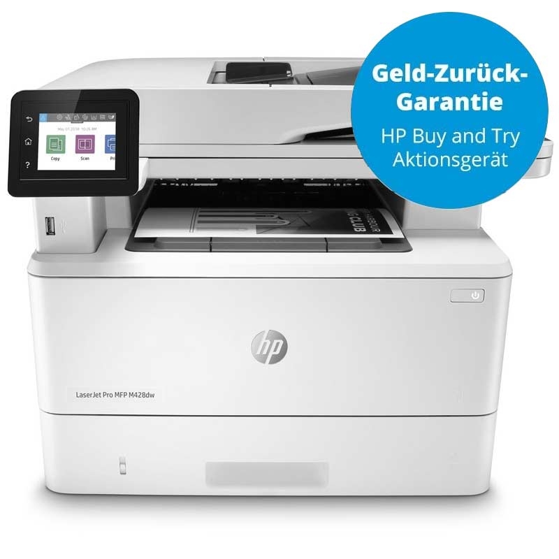 HP LaserJet Pro M428dw Laser-Multifunktionsdrucker weiß