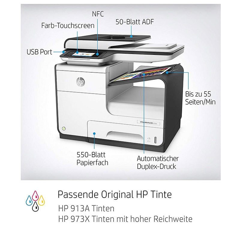 HP PageWide Pro 477dw Multifunktionsdrucker