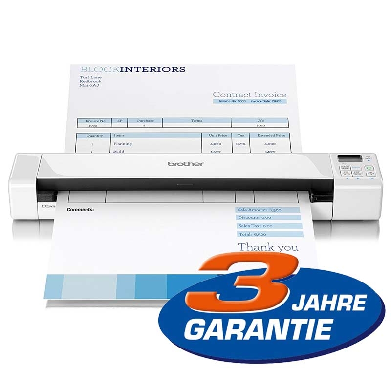 Brother DS-820W mobiler Duplex Scanner