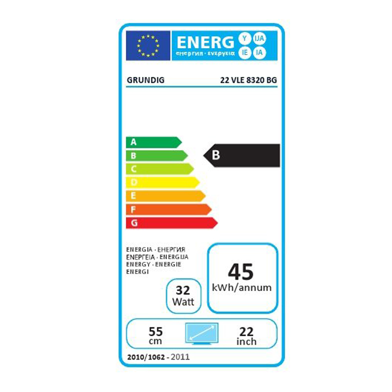 Grundig 22VLE8320BG 22 Zoll LED-TV schwarz