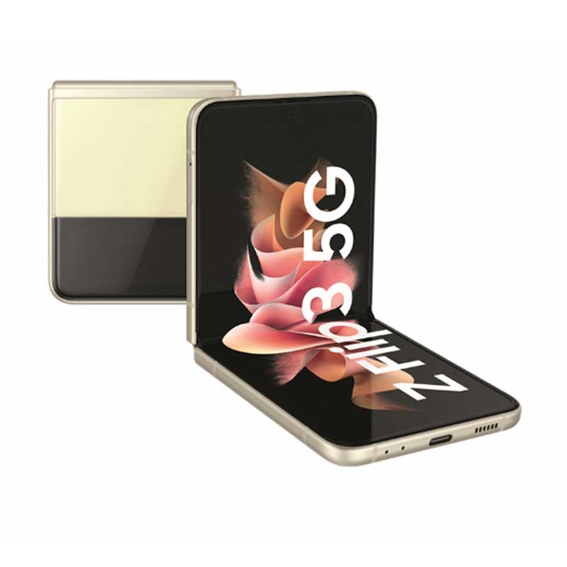 Samsung Galaxy Z Flip3 5G 256GB Smartphone phantom cream