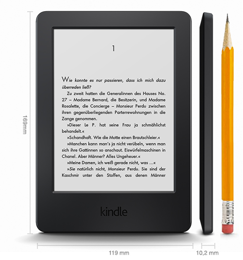 Kindle 4GB WiFi Schwarz (Version 2014)