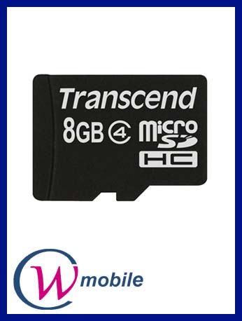 MICRO SD 8GB SDHC Class 4 Transcend