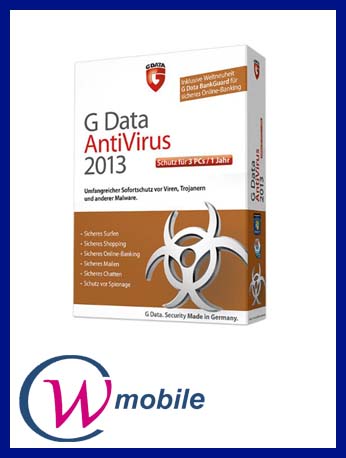 GDATA Antivirus 2013 3User 1Jahr BOX