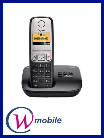 A400A Dunkelgrau Schnurlostelefon mit AB