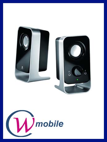 Logitech LS-11 2.0 Lautsprechersystem schwarz-silber