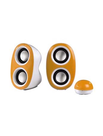 Hama PC-Lautsprecher "Dispersion", Orange