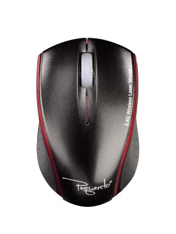 Hama Mouse Pequento Schwarz/Rot