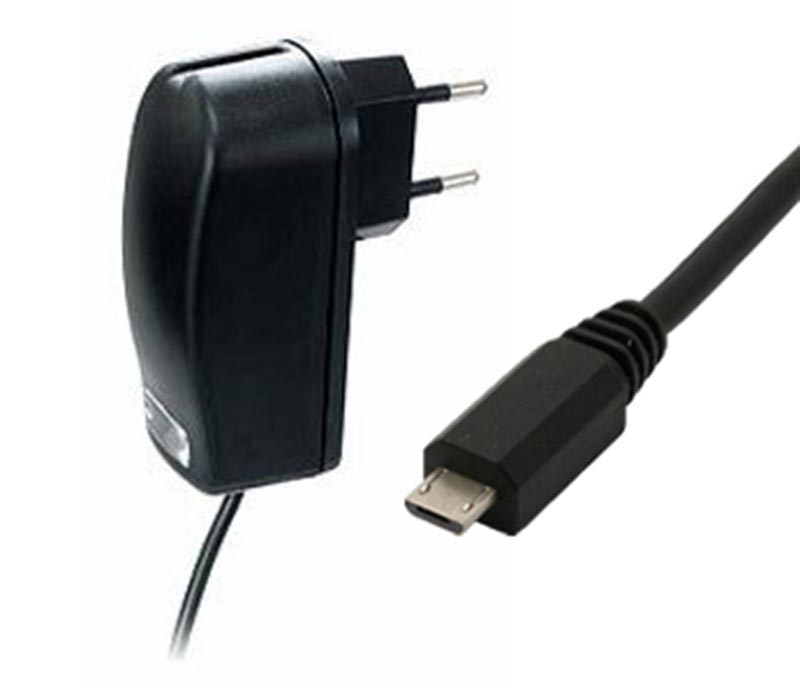 Reiseladegerät schwarz Micro-USB