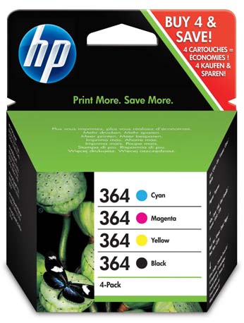 HP 364 Multipack Tintenpatronen - beschädigte OVP