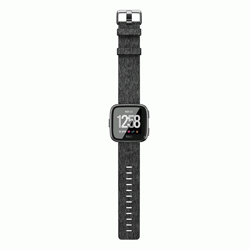 Fitbit Versa Special Edition Health & Fitness Smartwatch dunkelgrau/graphitgrau