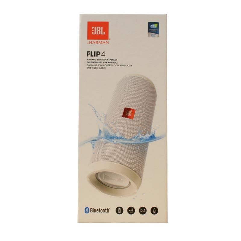 JBL Flip 4 Wireless Portable Stereo Speaker weiß