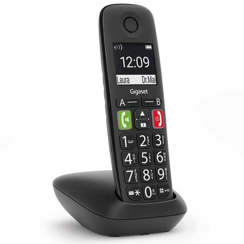 Gigaset E290HX Schnurlostelefon schwarz