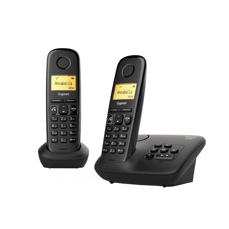 Gigaset AL270A Duo Schnurlostelefon schwarz