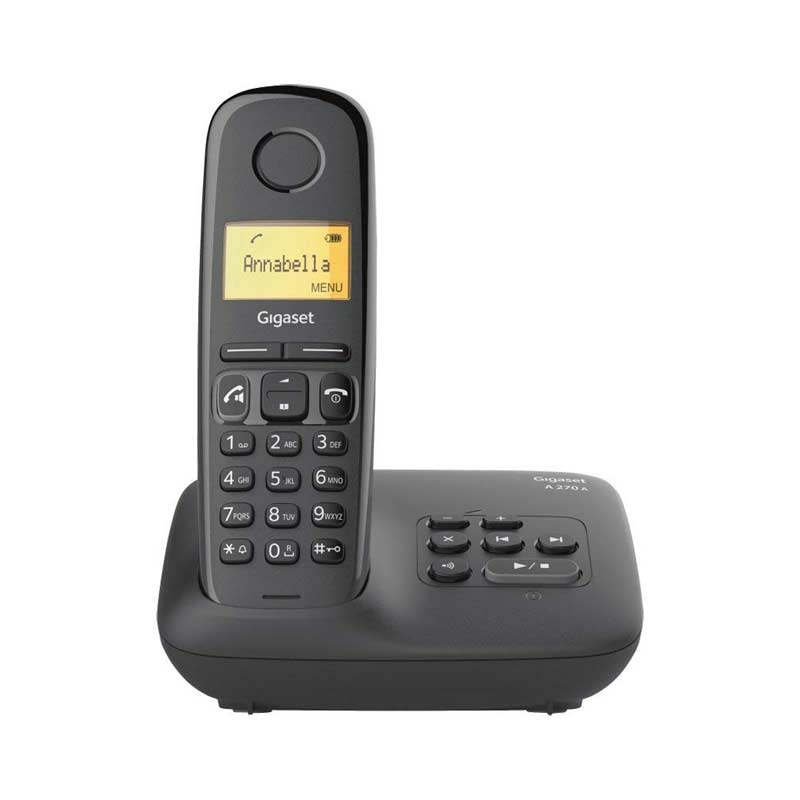 Gigaset A270A Festnetz-Telefon schnurlos schwarz