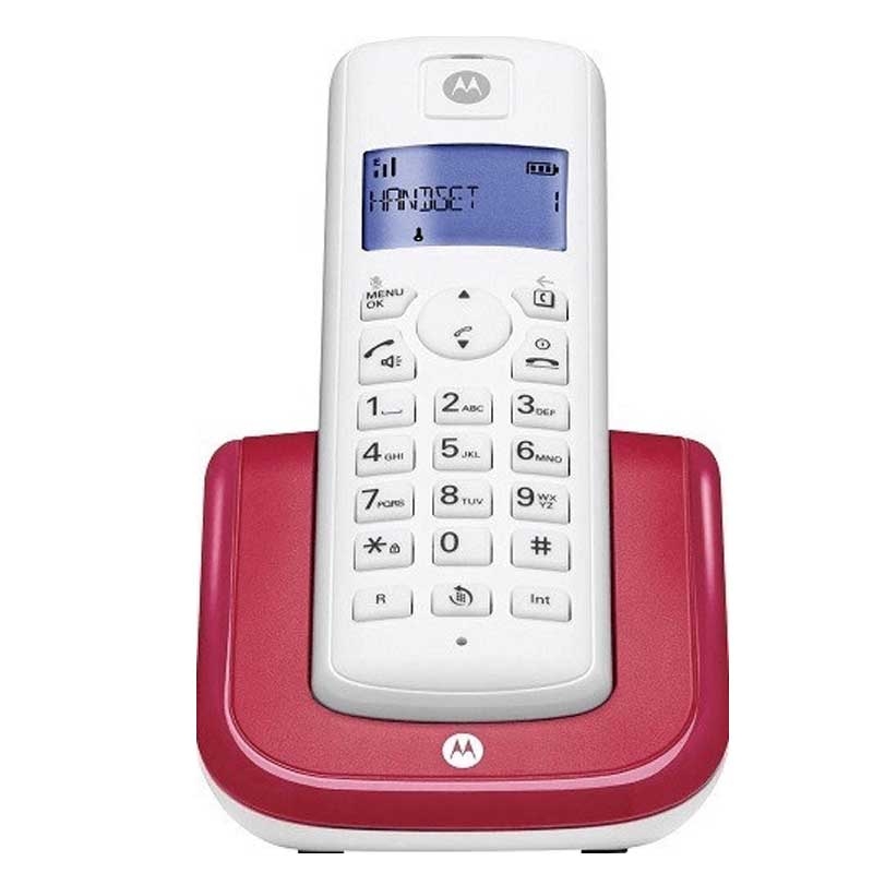 Motorola T201 Festnetz-Telefon cherry