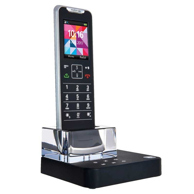 Motorola IT.6.1TC Design-DECT Telefon mit Anrufbeantworter schwarz