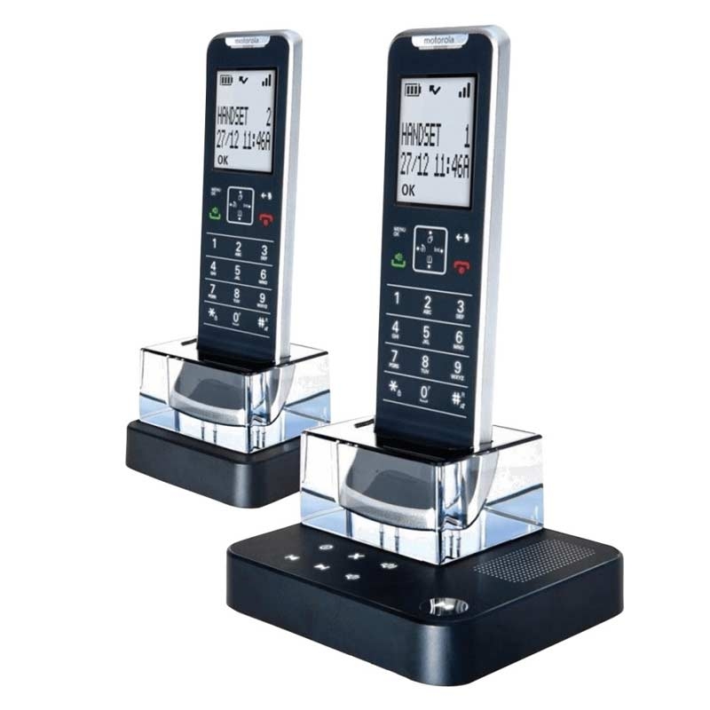 Motorola IT.6.2TXC Duo Dect-Schnurlostelefon schwarz