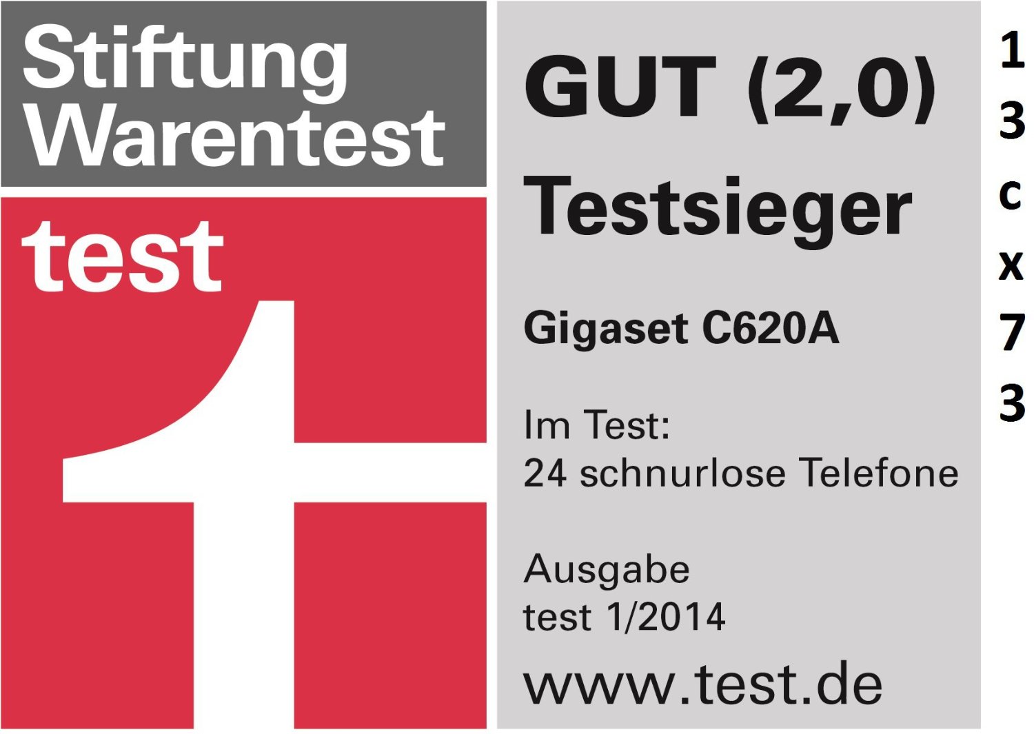 Gigaset C620A schwarz Schnurlostelefon