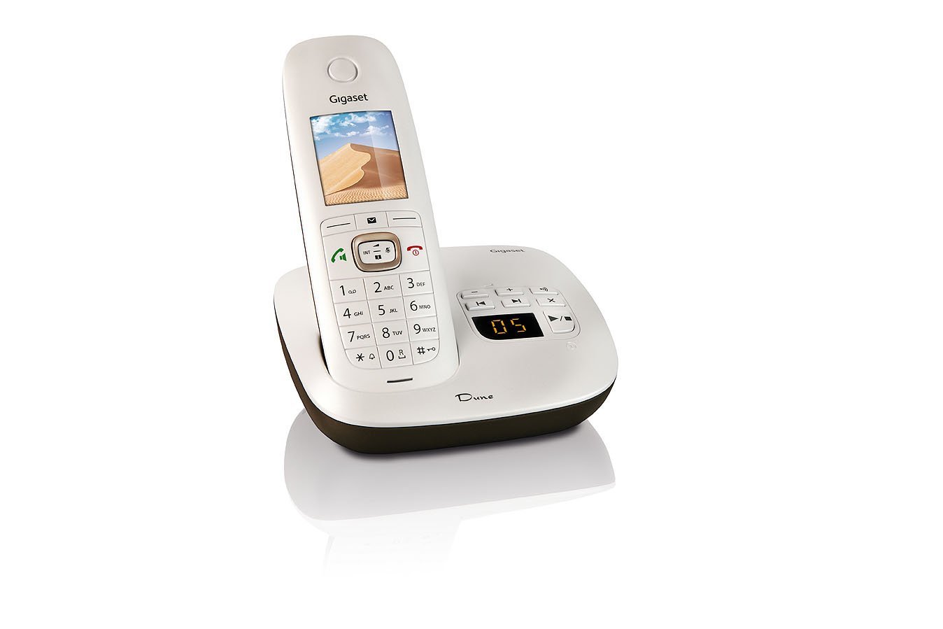 Gigaset CL540A Dune weiss/braun Schnurlostelefon