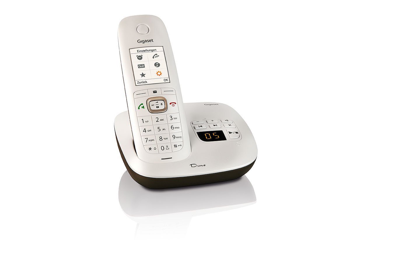 Gigaset CL540A Dune weiss/braun Schnurlostelefon