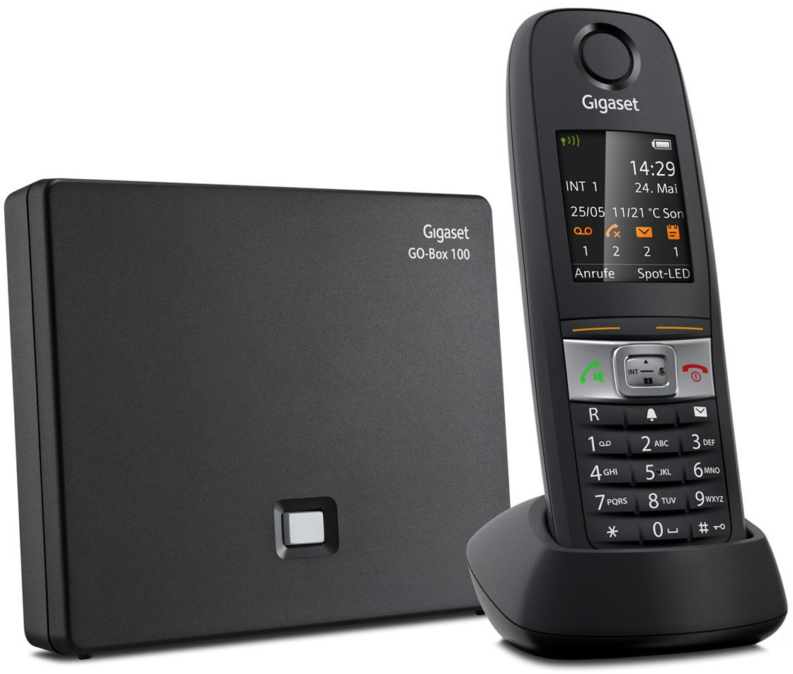 Gigaset E630A GO schwarz Schnurlostelefon