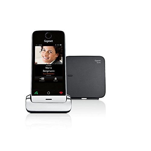 Gigaset Gigaset SL910 Metall-Pianoschwarz Schnurlostelefon