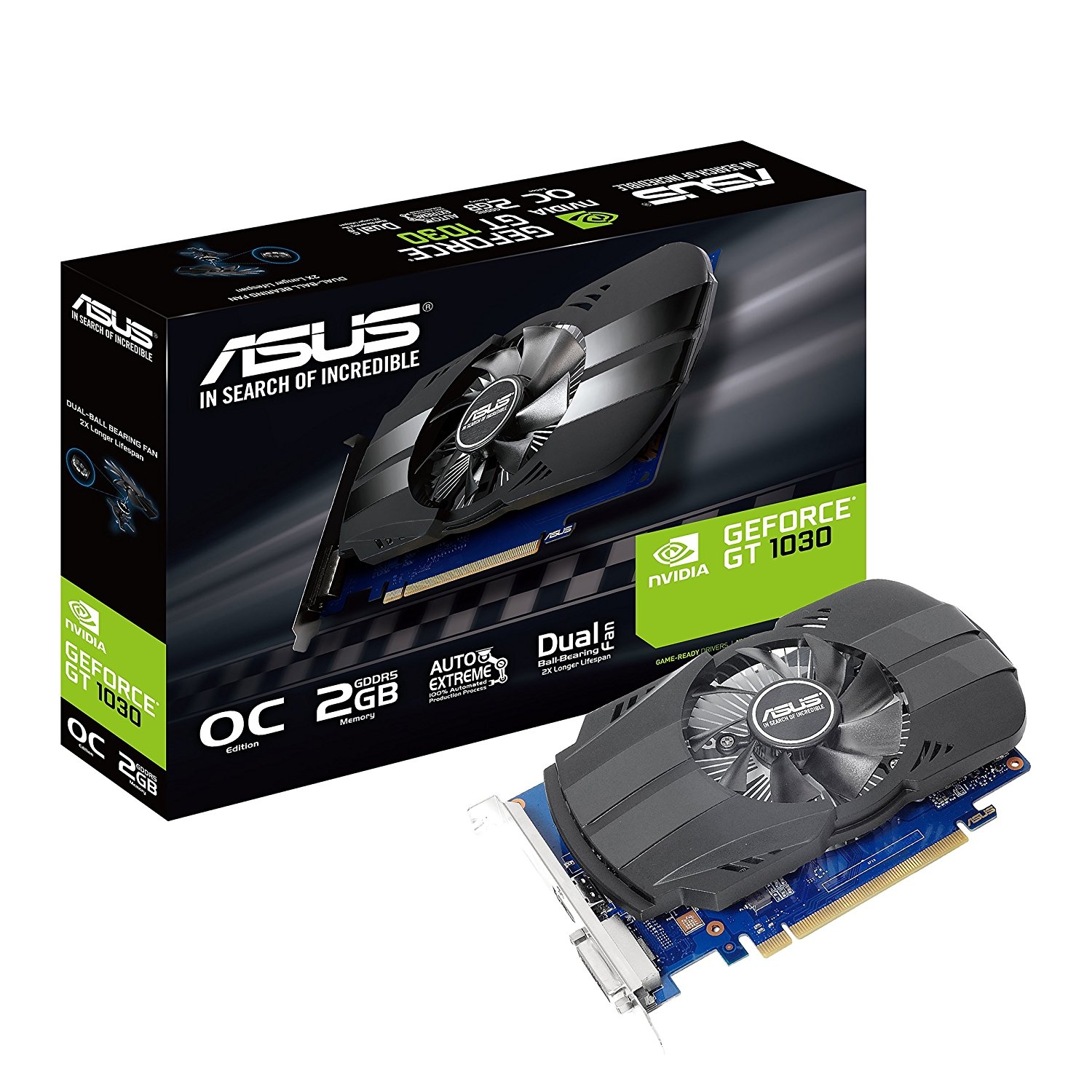 Asus GeForce PH GT 1030 O2GB Grafikkarte