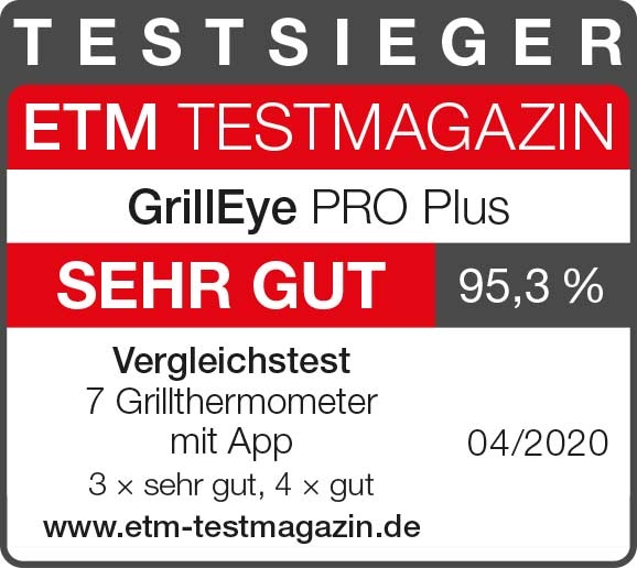 GrillEye Pro Plus professionelles Grill- und Smoker-Thermometer (2. Wahl)