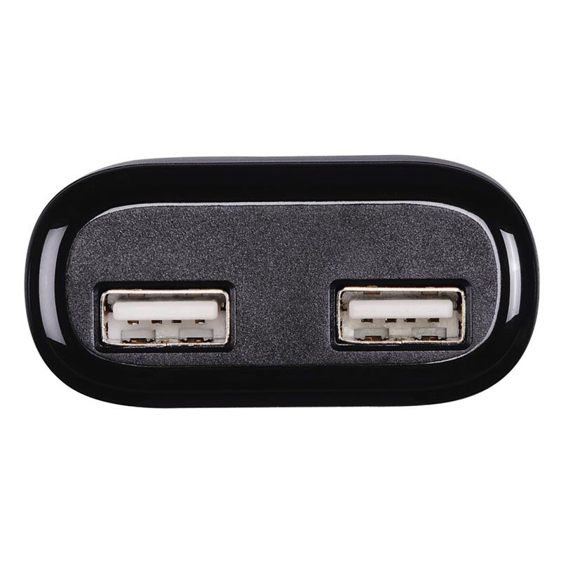 Hama 2-fach-USB-Ladeadapter Auto-Detect, 5 V/4,8 A schwarz