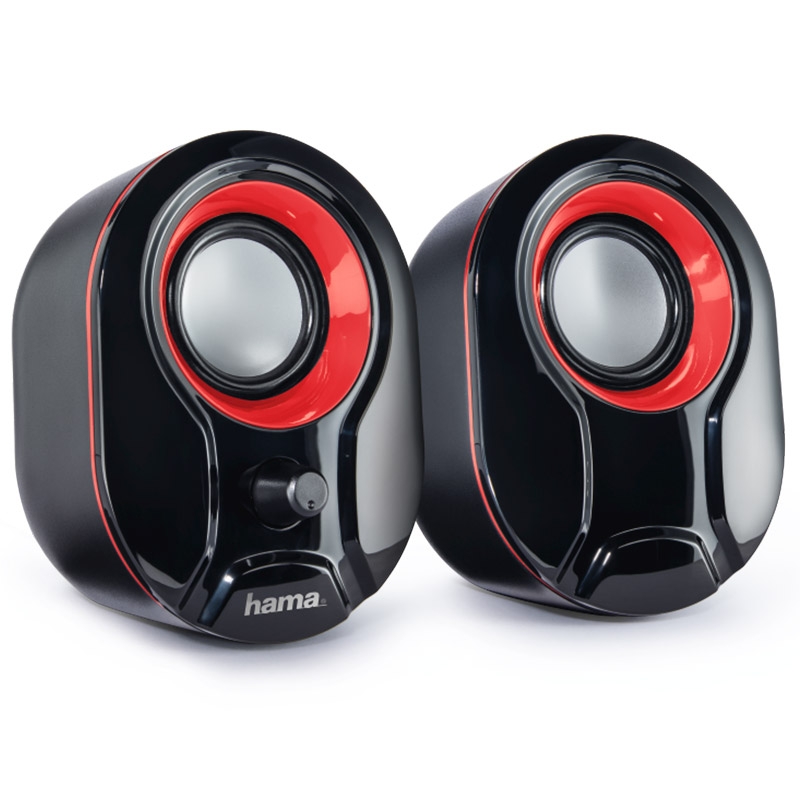 Hama PC-Lautsprecher Sonic LS-204 schwarz/rot