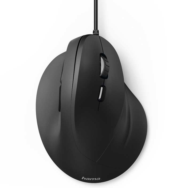 Hama EMC-500 USB-Maus ergonomisch schwarz