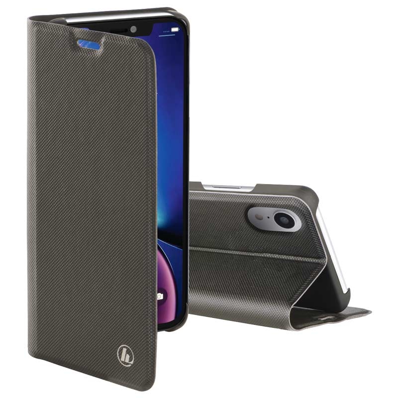 Hama Booklet "Slim Pro" für Apple iPhone XR, Grau