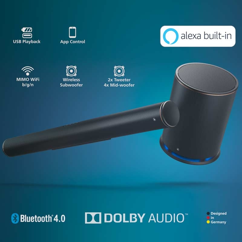 Hama Sirium 4000 ABT Smart-Soundbar schwarz