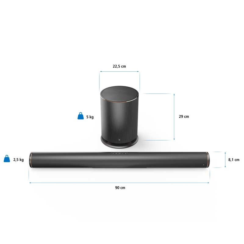 Hama Sirium 4000 ABT Smart-Soundbar schwarz