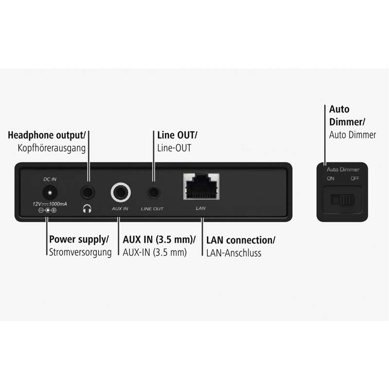 Hama Internetradio IR115MS schwarz