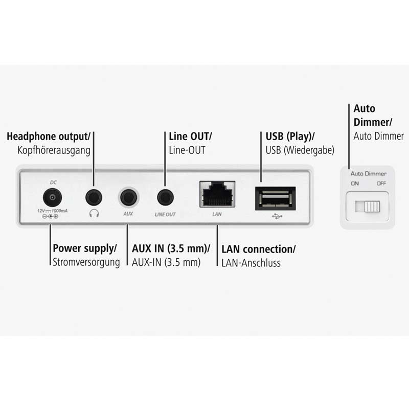 Hama 54856 Internetradio IR115MS weiß