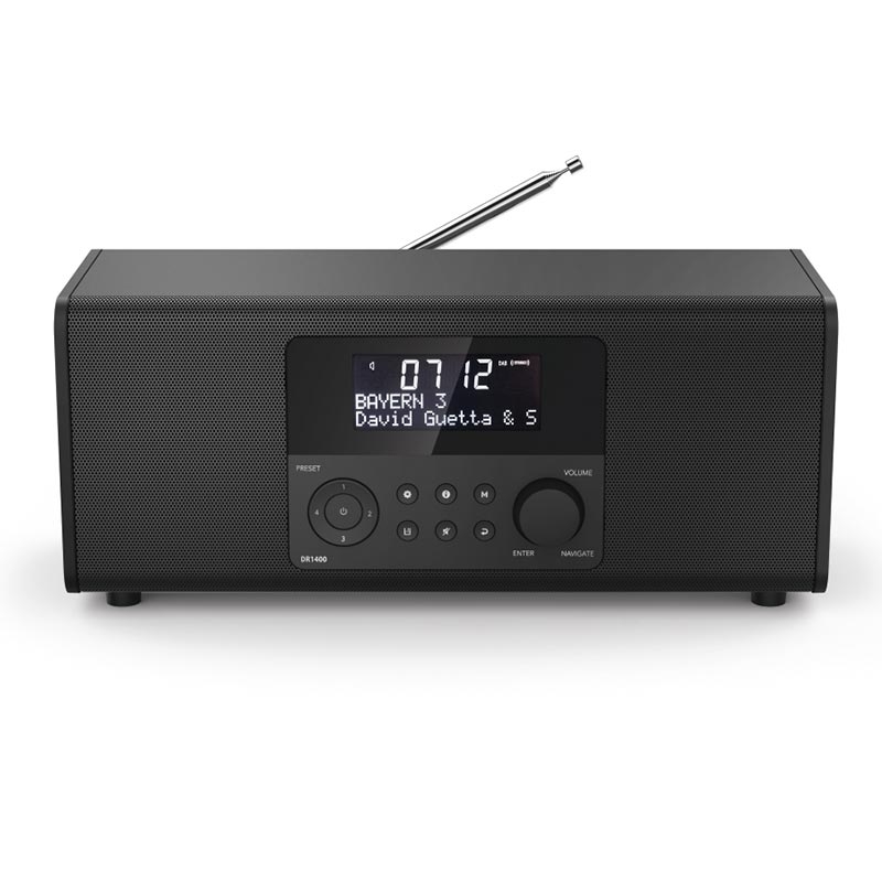 Hama DR1400 Internetradio schwarz