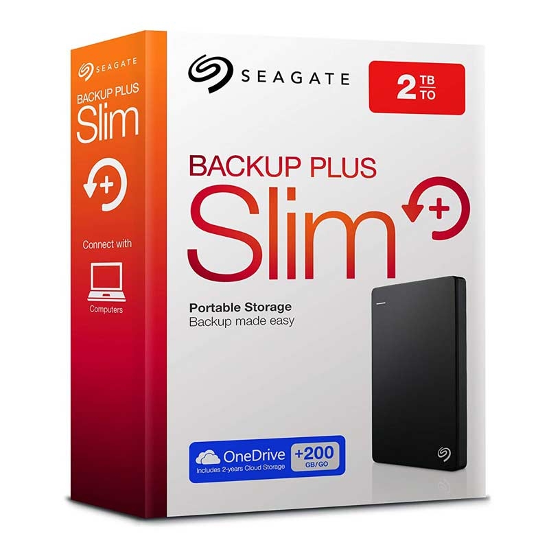 Seagate BackupPlus Portable Slim 2TB HDD USB 3.0