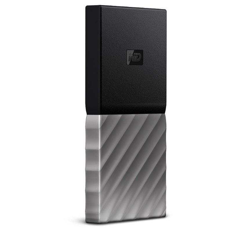 Western Digital My Passport SSD 512GB externe Festplatte schwarz-grau