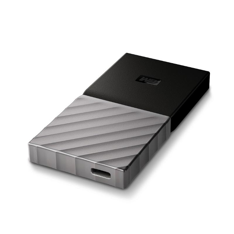 Western Digital My Passport SSD 256GB externe Festplatte schwarz-grau