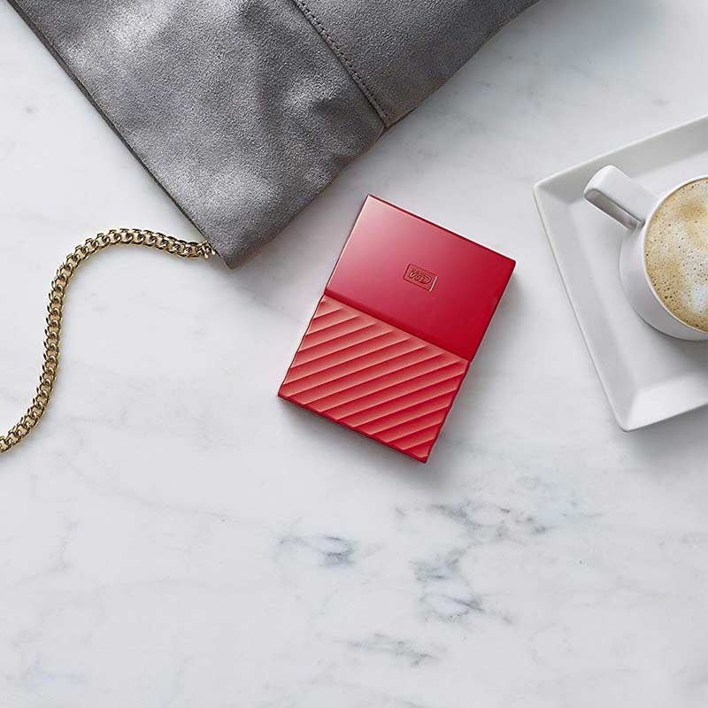 Western Digital My Passport 2TB USB 3.0 externe Festplatte rot