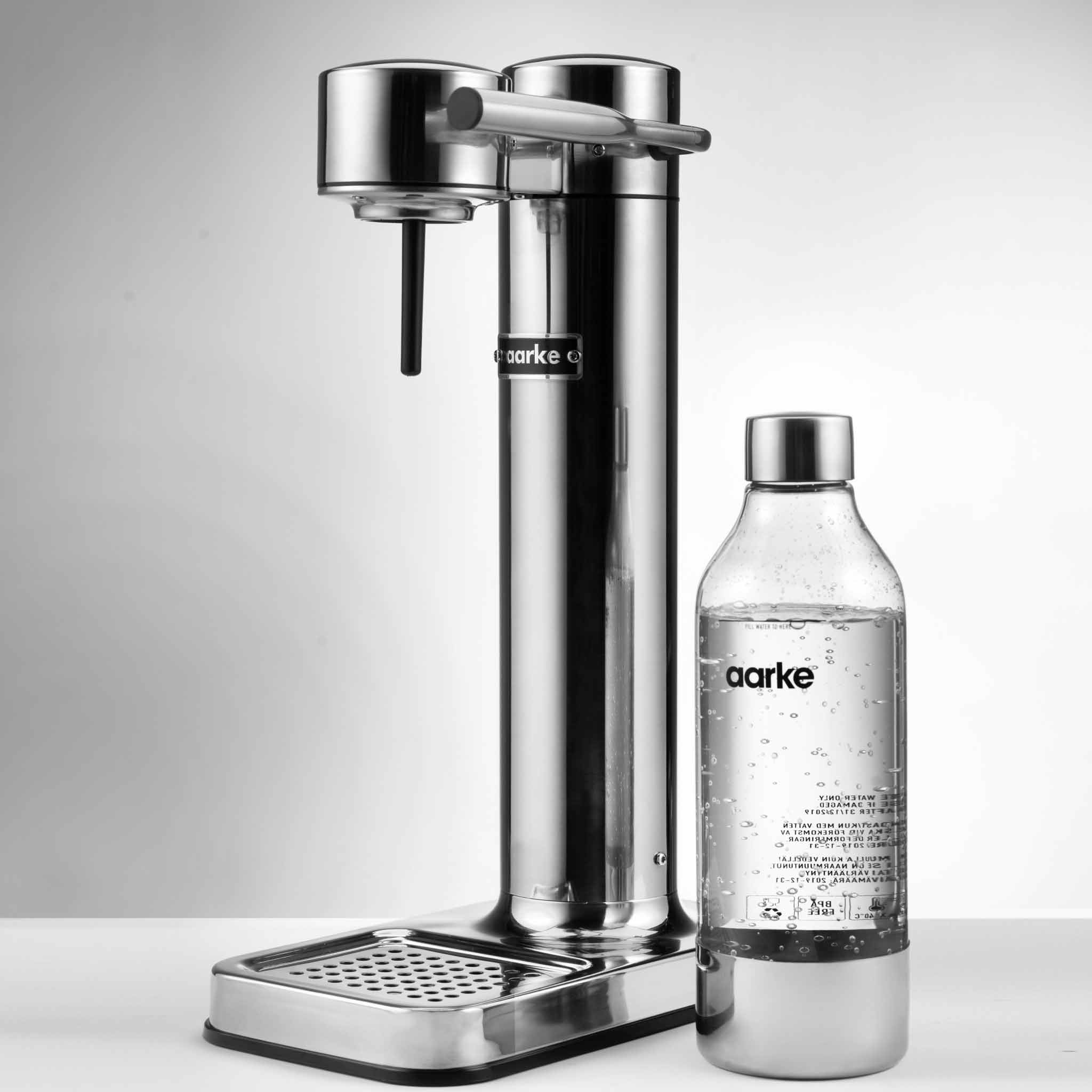 Aarke Carbonator II Wassersprudler silber