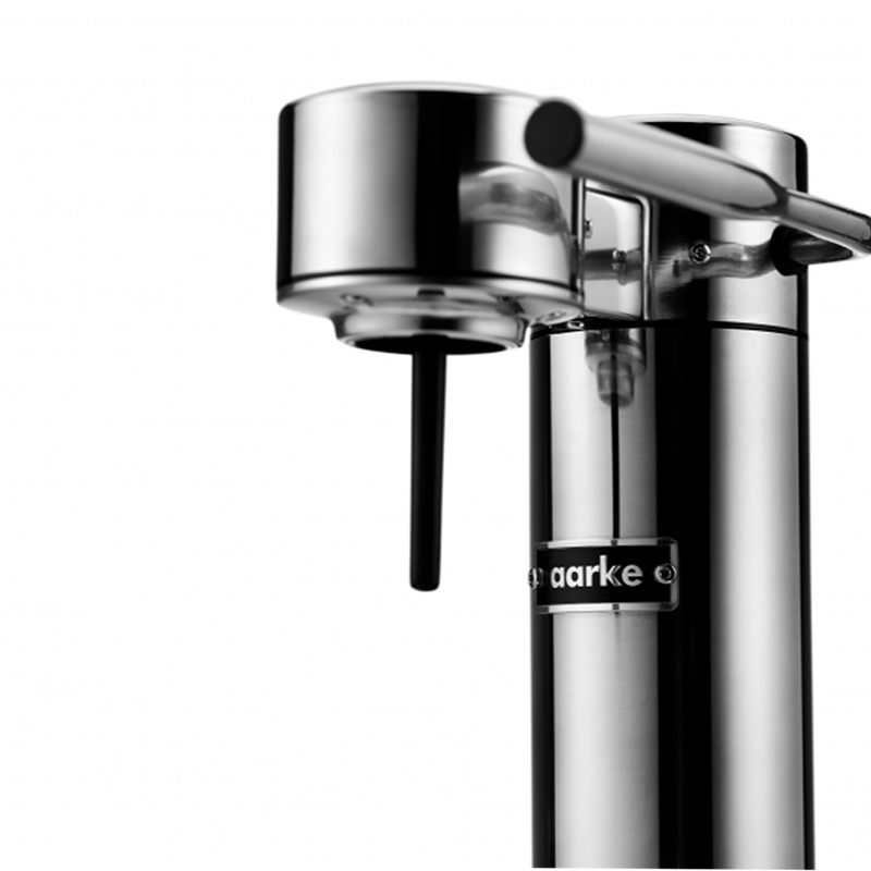 Aarke Carbonator II Wassersprudler silber