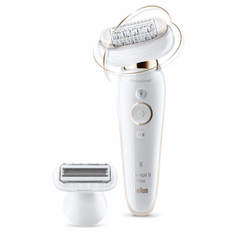 Braun Silk-épil 9 Flex SES 9002 3D Epilierer weiß/gold