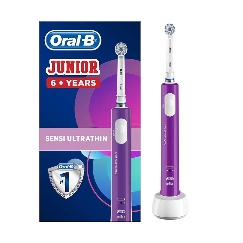 Oral-B Junior Wiederaufladbare Elektrische Zahnbürste lila