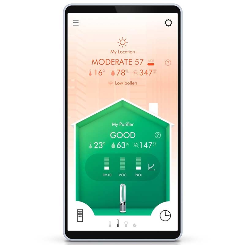 Dyson Pure Cool Tisch-Luftreiniger weiss/silber