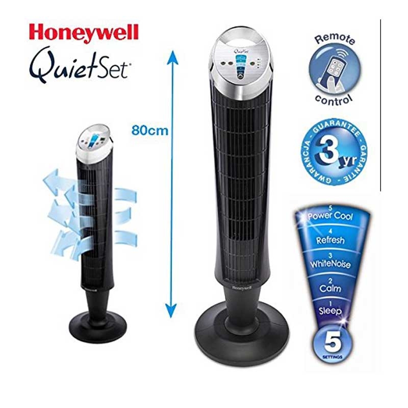 HONEYWELL HY254E4 Turmventilator schwarz