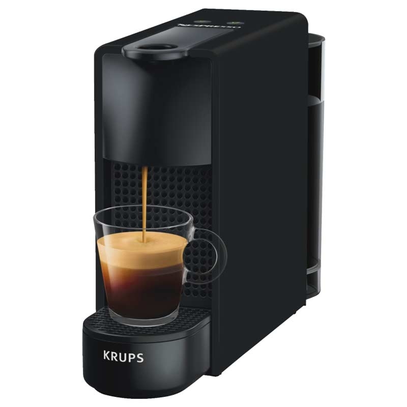 Krups Nespresso XN110N Essenza Mini Kaffeekapselmaschine schwarz matt