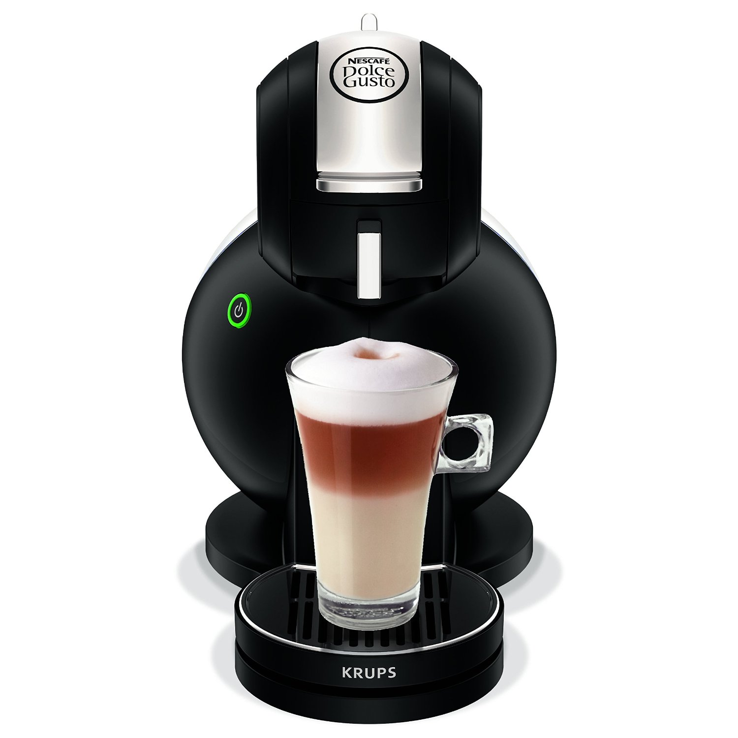 Krups KP 2208 Nescafé Dolce Gusto Melody 3 Kaffeekapselmaschine matt schwarz